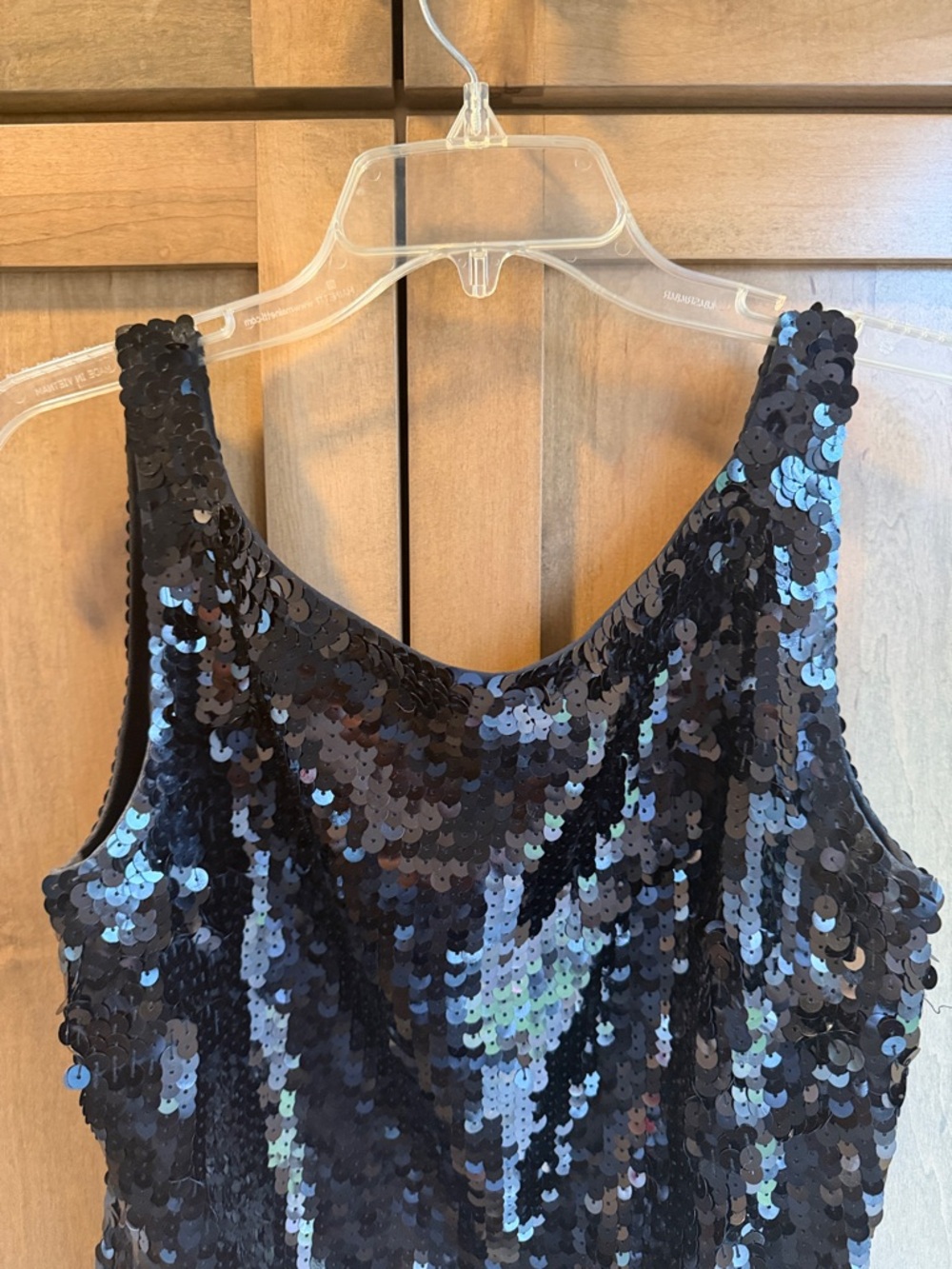 Banana Republic Black Sequin Mini Dress - Picture 3 of 6